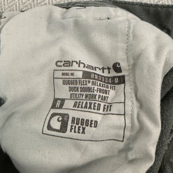 Carharrt Rugged Flex Relaxed Fit Jeans Mens 33x30.5 Double Front Utility Work Pa - Picture 16 of 16